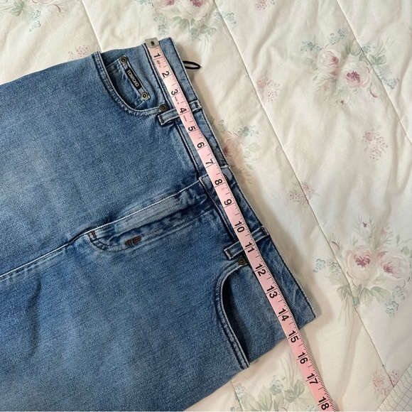 TOM FORD Denim Pencil Skirt - Picture 8 of 9
